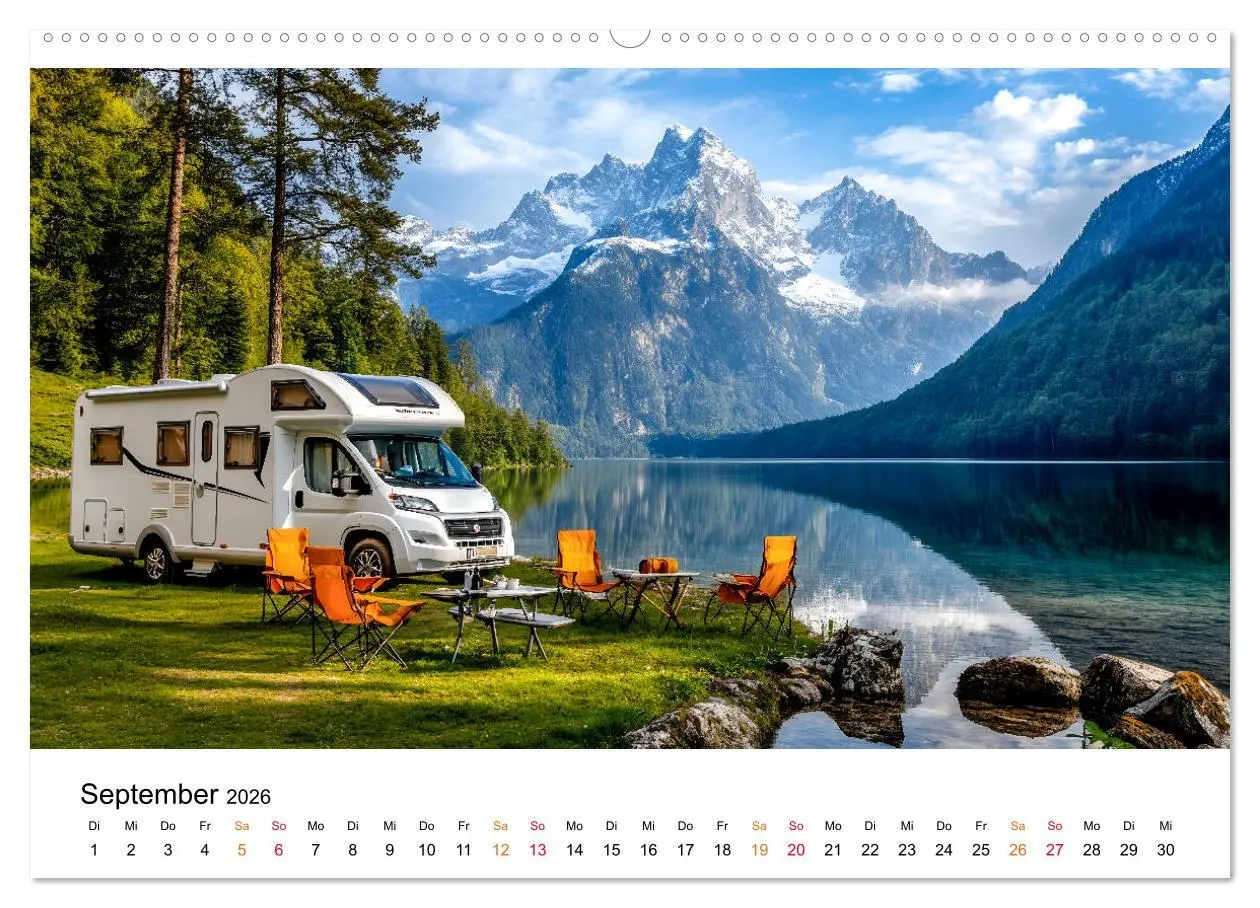 Bild: 9783457335383 | Wohnmobil grenzenlos (Wandkalender 2026 DIN A2 quer), CALVENDO...