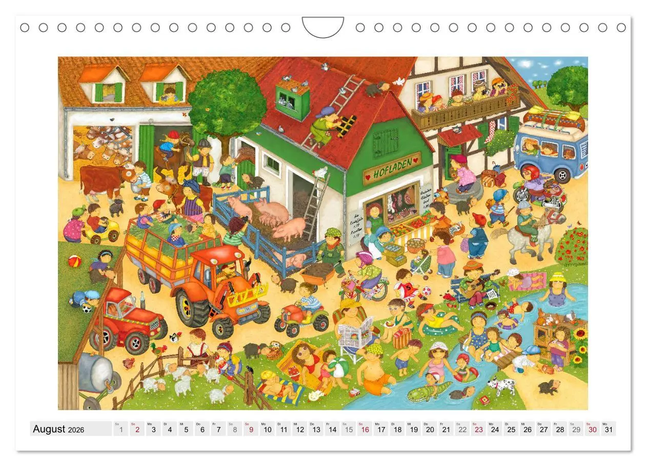 Bild: 9783457885383 | Meine kleine Wimmelwelt (Wandkalender 2026 DIN A4 quer), CALVENDO...