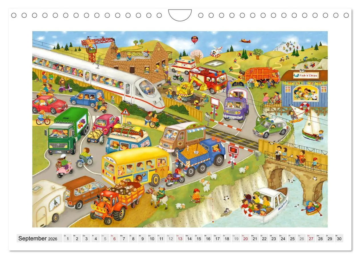 Bild: 9783457885383 | Meine kleine Wimmelwelt (Wandkalender 2026 DIN A4 quer), CALVENDO...