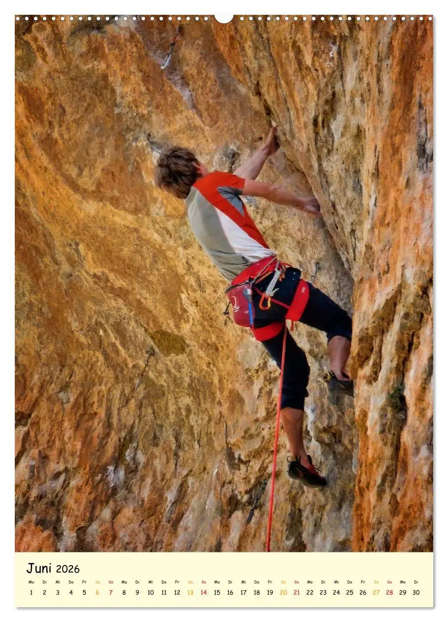 Bild: 9783516425383 | Klettern und Bergsteigen (Wandkalender 2026 DIN A2 hoch), CALVENDO...