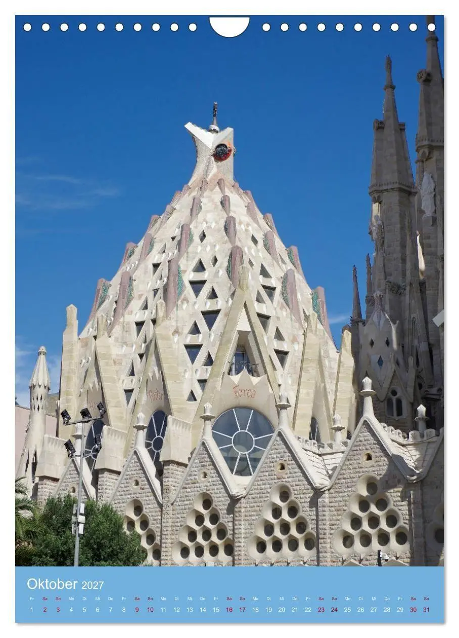 Bild: 9783569445383 | Sagrada Família - Gaudís unvollendetes Meisterwerk (Wandkalender...