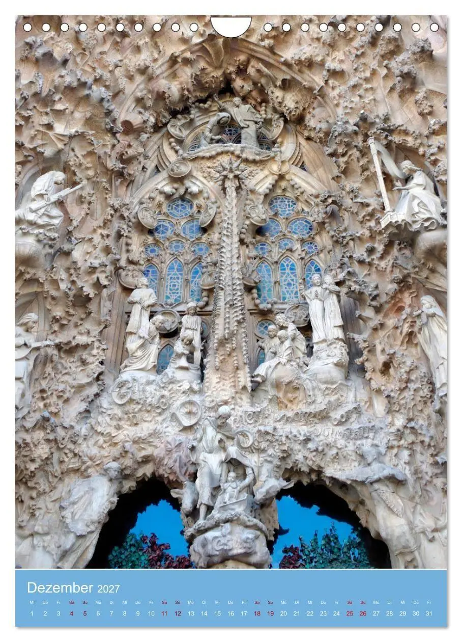 Bild: 9783569445383 | Sagrada Família - Gaudís unvollendetes Meisterwerk (Wandkalender...