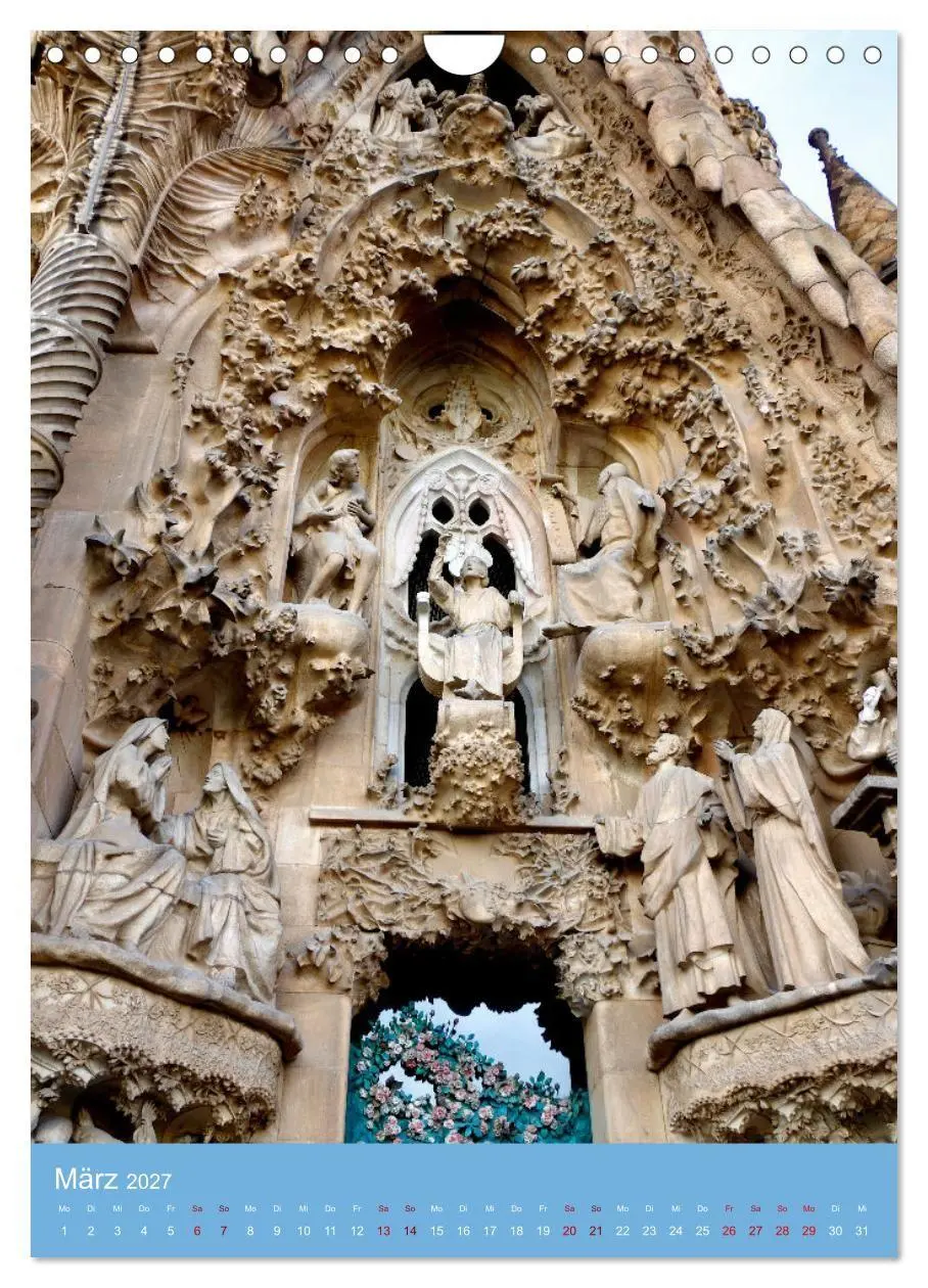 Bild: 9783569445383 | Sagrada Família - Gaudís unvollendetes Meisterwerk (Wandkalender...