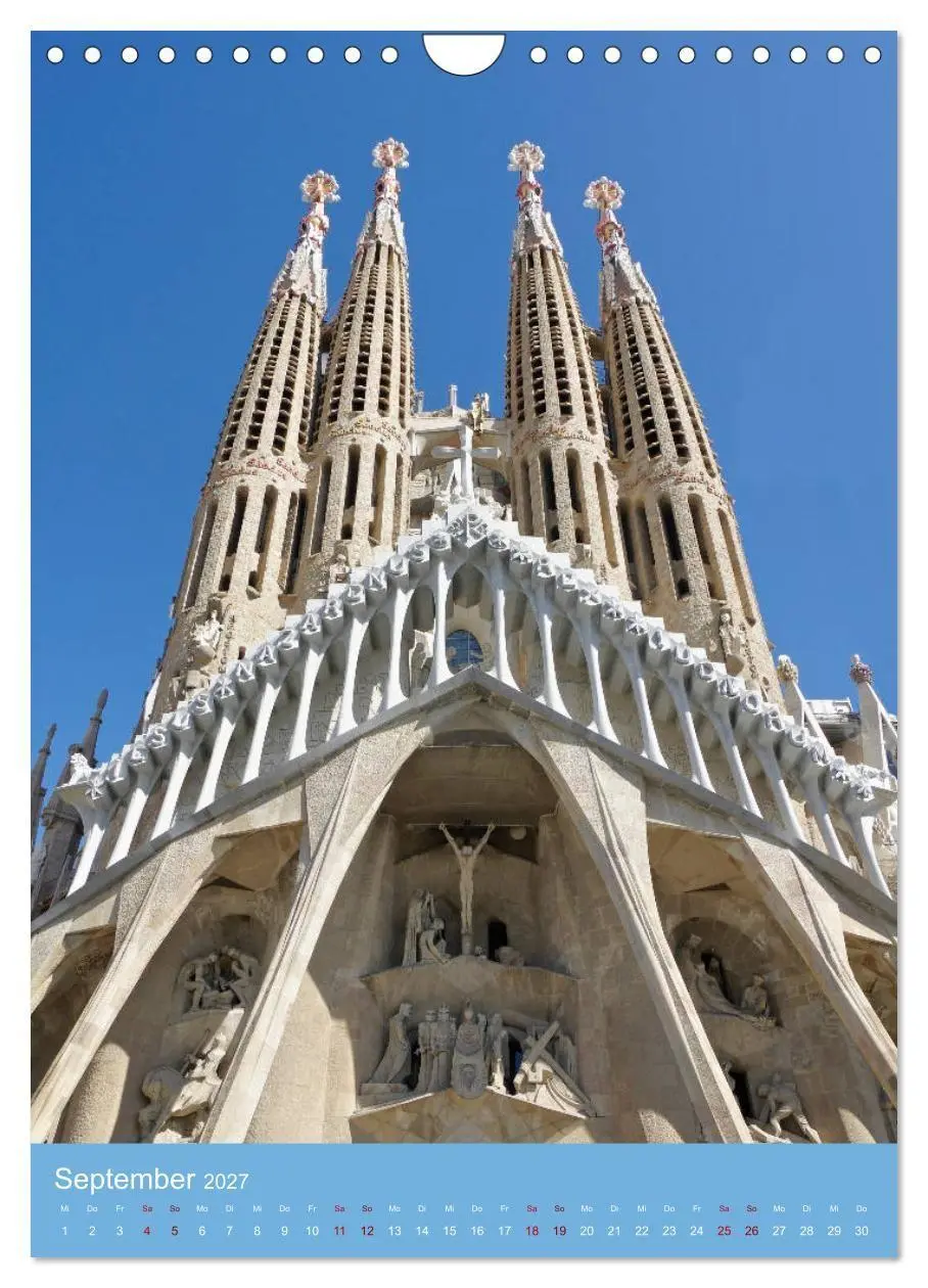 Bild: 9783569445383 | Sagrada Família - Gaudís unvollendetes Meisterwerk (Wandkalender...