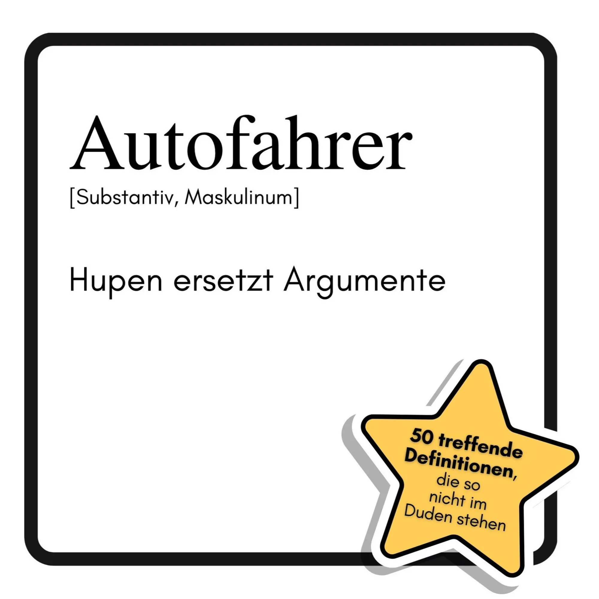 Cover: 9783695315383 | Autofahrer | Hupen ersetzt Argumente | Nele Schröder | Taschenbuch