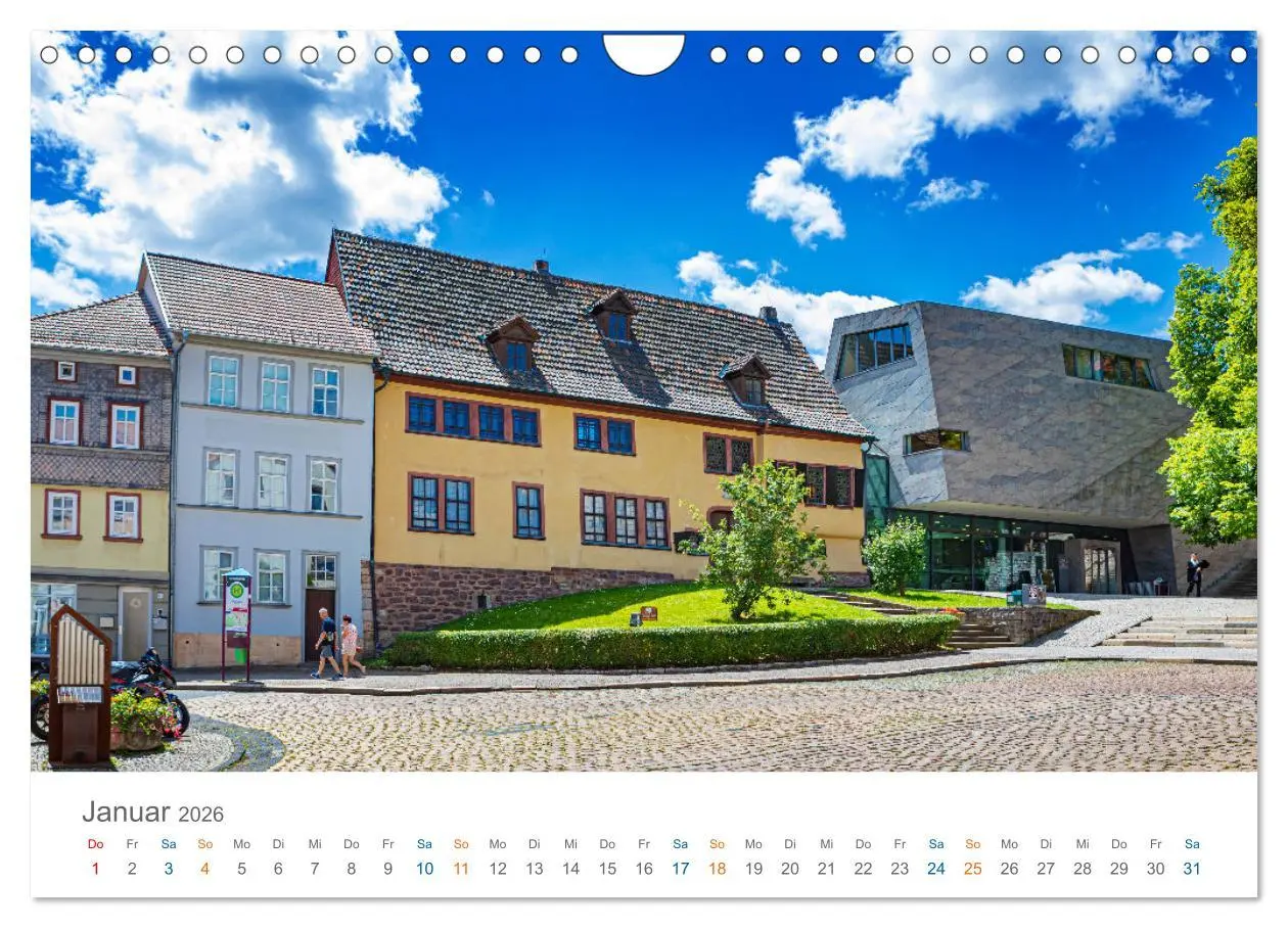 Bild: 9783457325483 | Eisenach - zu Füßen der Wartburg (Wandkalender 2026 DIN A4 quer),...