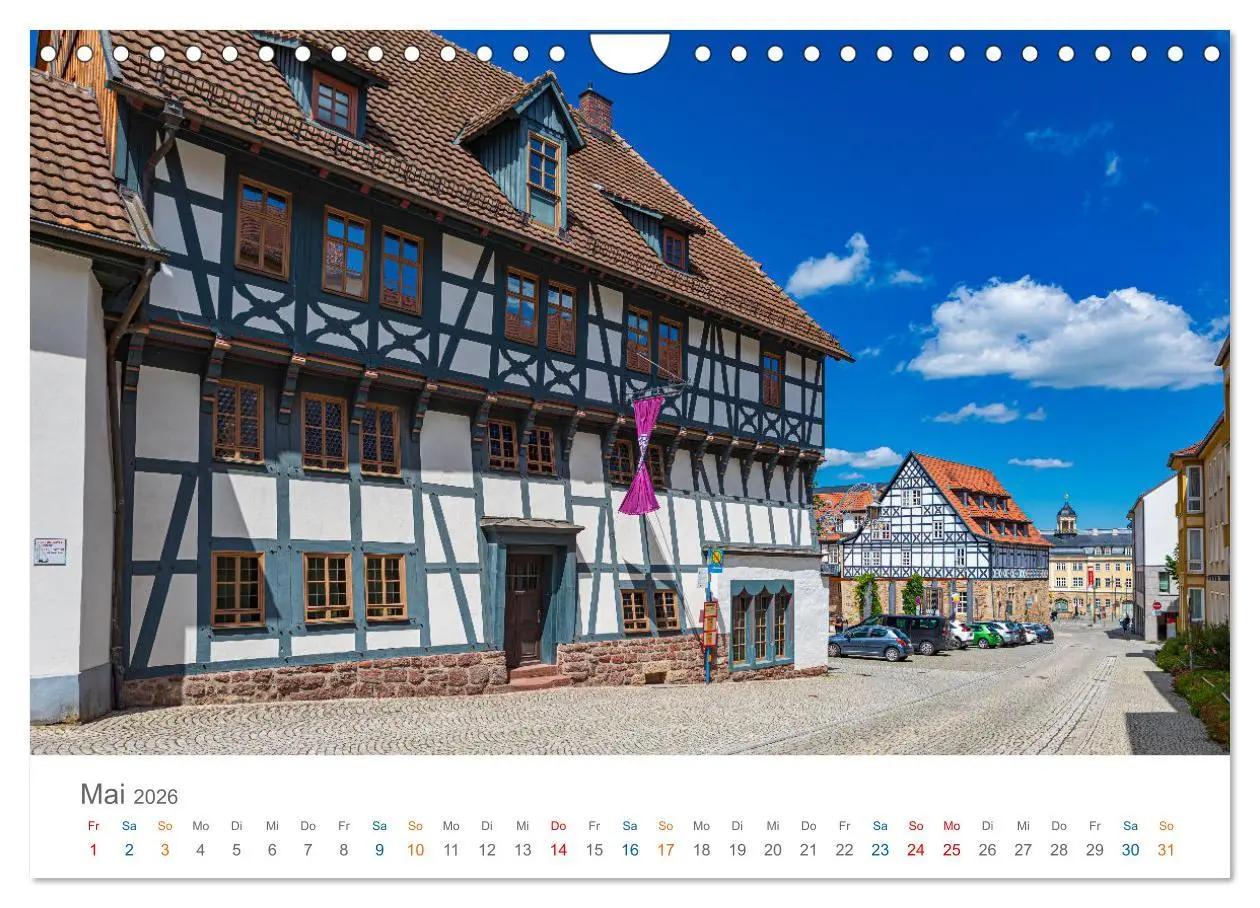 Bild: 9783457325483 | Eisenach - zu Füßen der Wartburg (Wandkalender 2026 DIN A4 quer),...