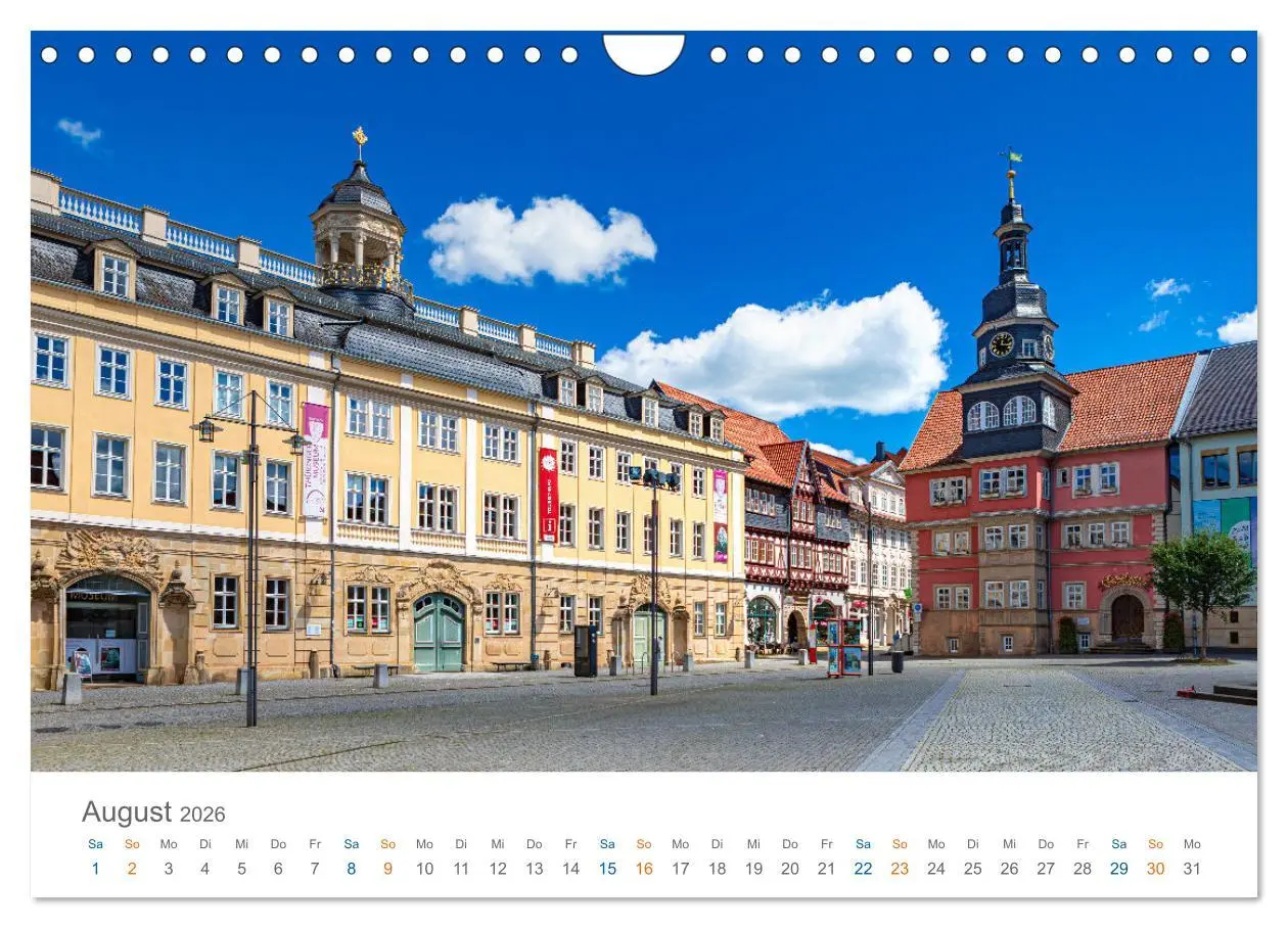 Bild: 9783457325483 | Eisenach - zu Füßen der Wartburg (Wandkalender 2026 DIN A4 quer),...