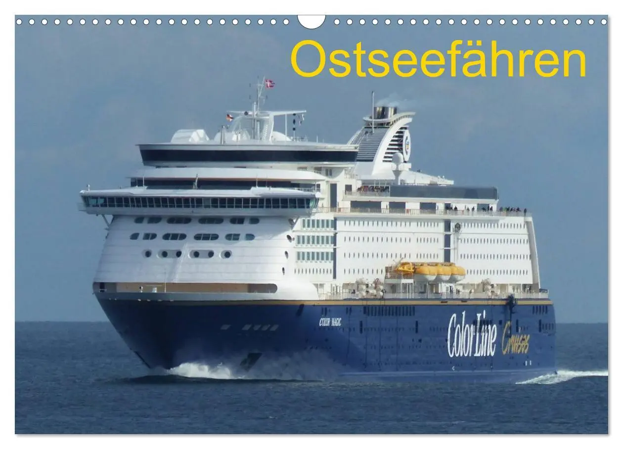 Cover: 9783516035483 | Ostseefähren (Wandkalender 2026 DIN A3 quer), CALVENDO Monatskalender