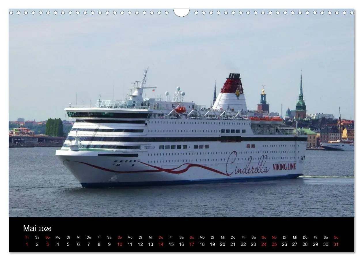 Bild: 9783516035483 | Ostseefähren (Wandkalender 2026 DIN A3 quer), CALVENDO Monatskalender