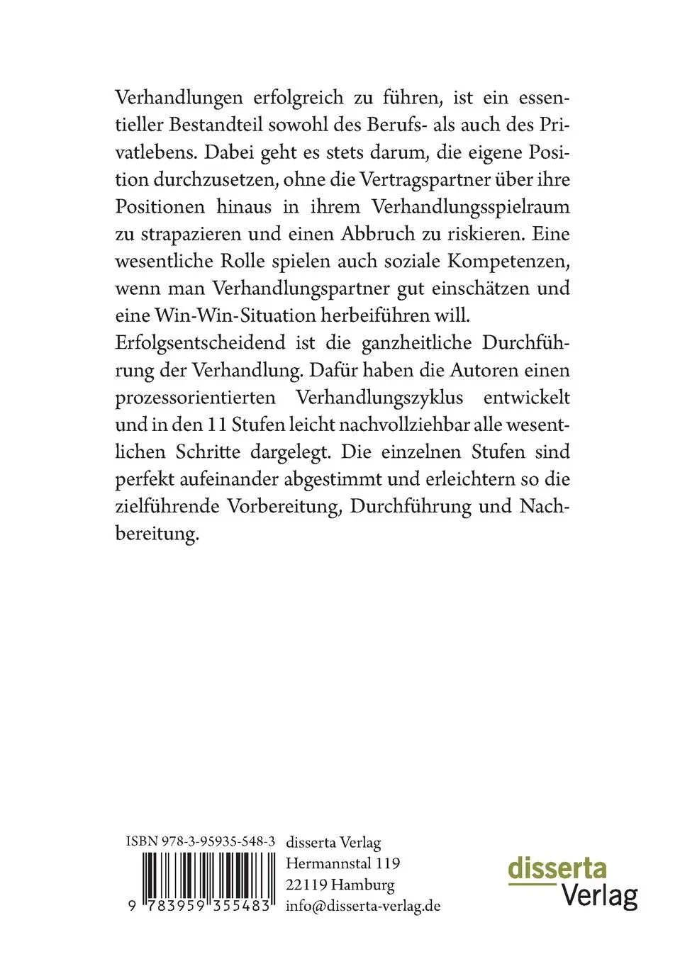 Rückseite: 9783959355483 | Erfolgreiches Verhandlungsmanagement: Mit sozialer Kompetenz...