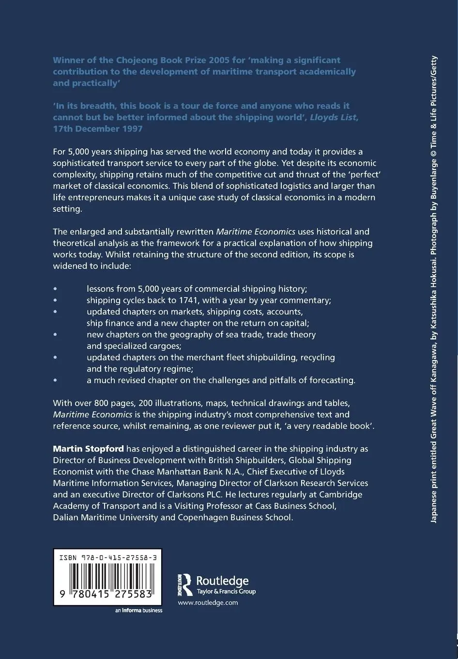 Rückseite: 9780415275583 | Maritime Economics | Martin Stopford | Taschenbuch | Englisch | 2008