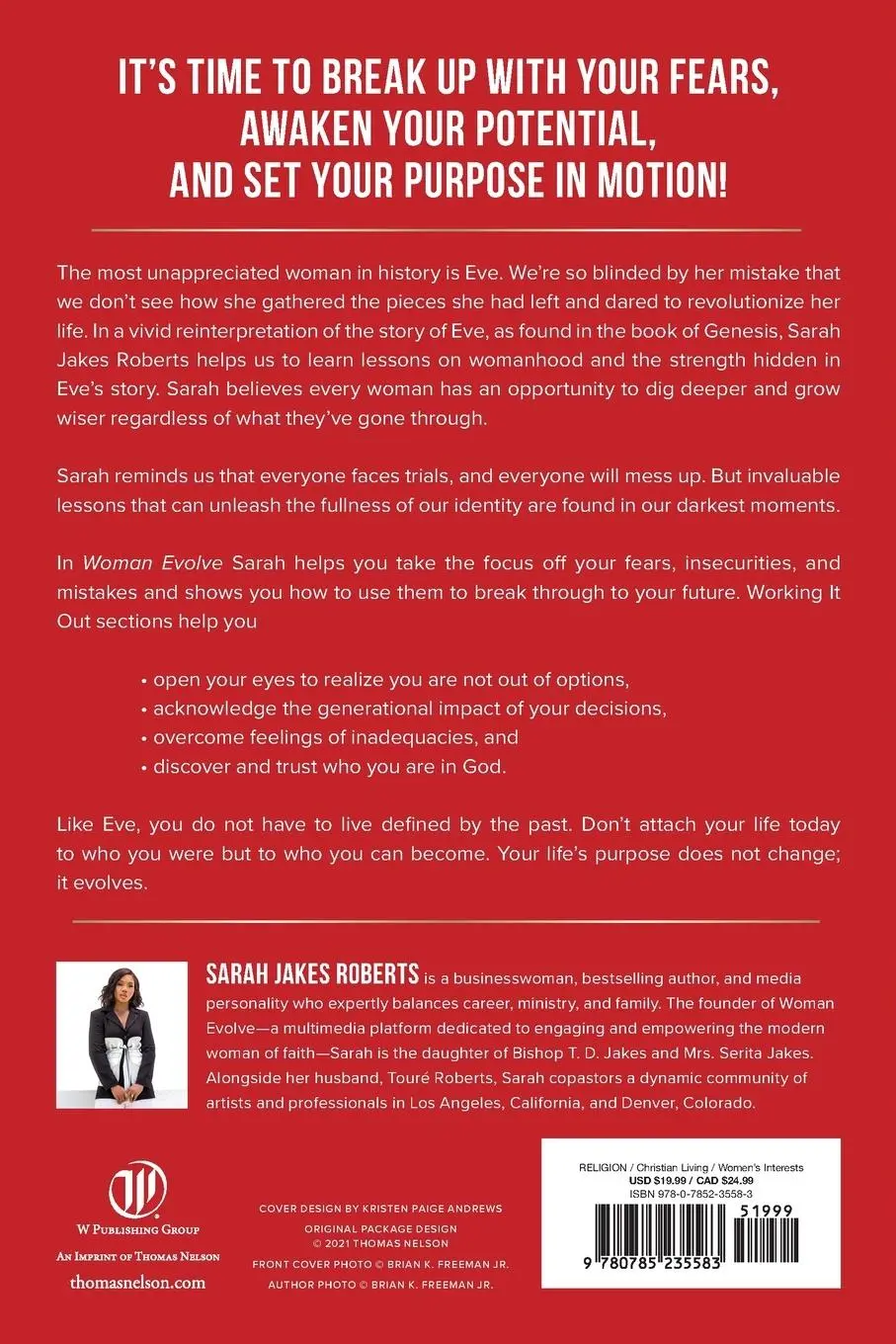 Rückseite: 9780785235583 | Woman Evolve | Break Up with Your Fears and Revolutionize Your Life