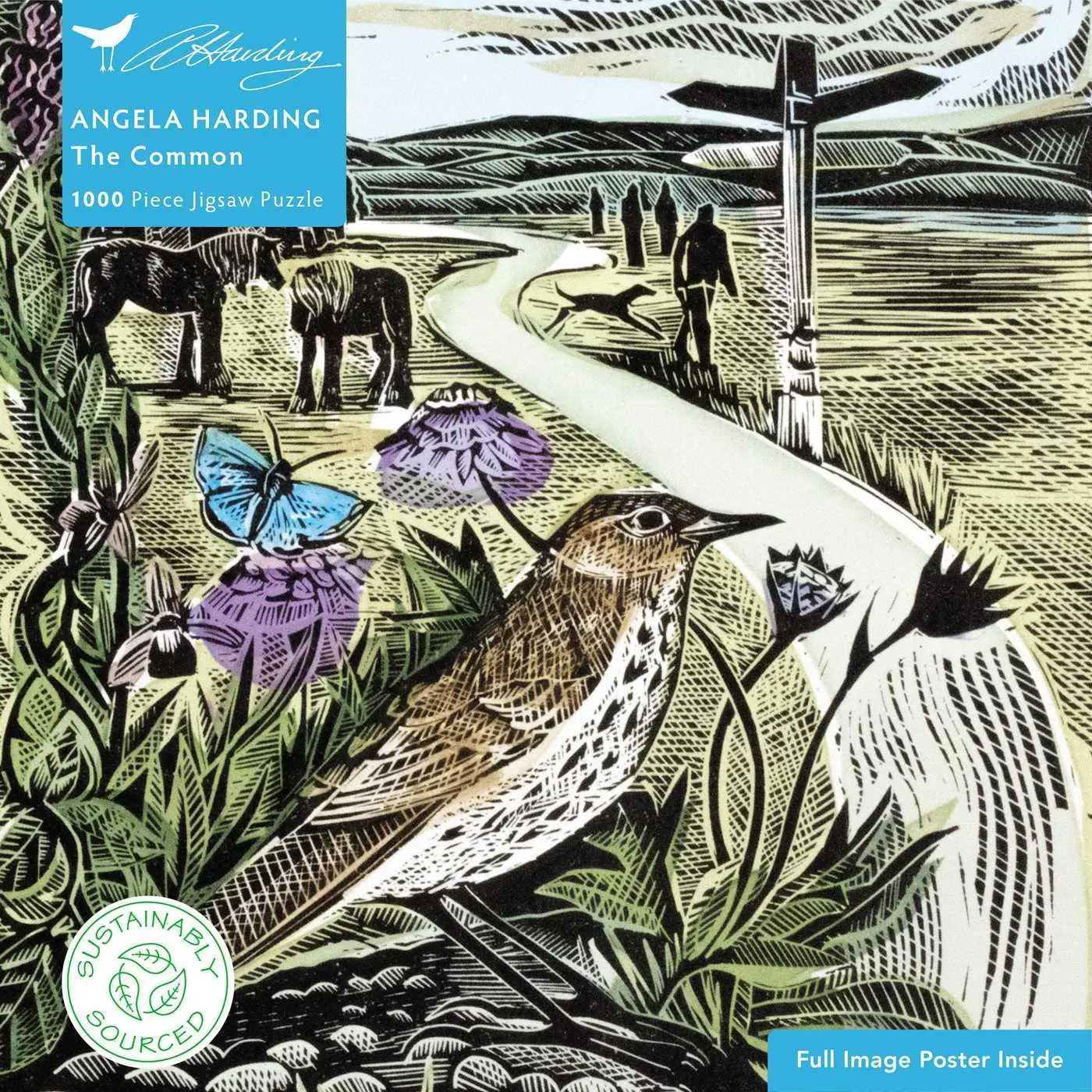 Cover: 9781804175583 | Adult Sustainable Jigsaw Puzzle Angela Harding: The Common | Spiel