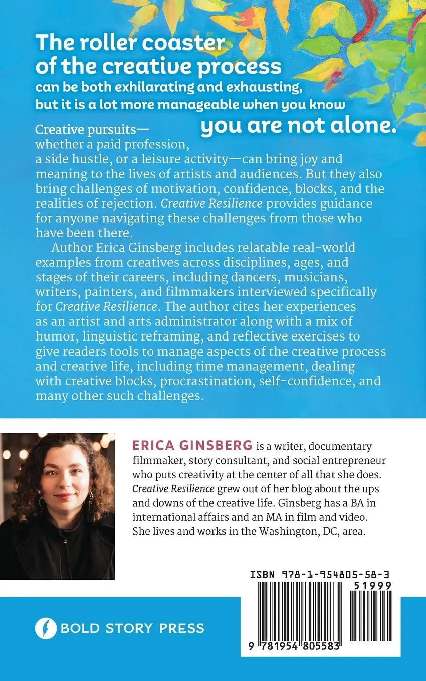 Rückseite: 9781954805583 | Creative Resilience | Reclaiming Your Power as an Artist | Ginsberg
