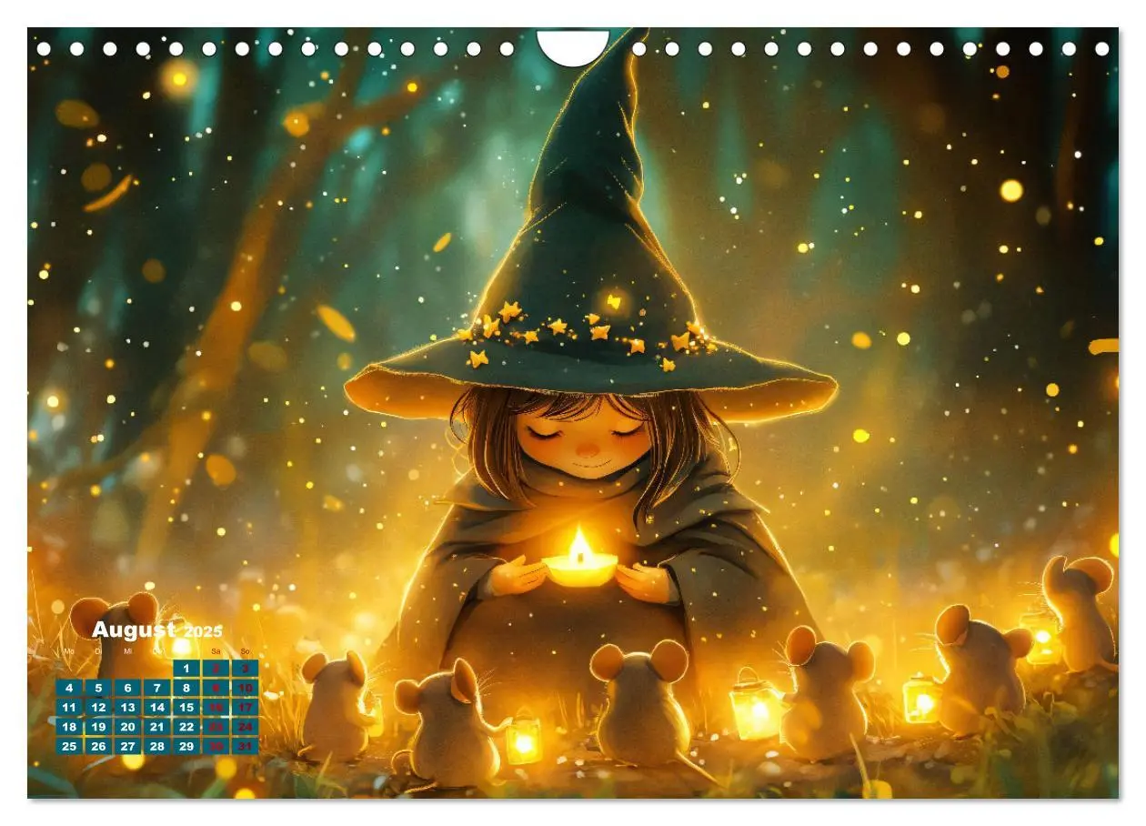 Bild: 9783457245583 | Zauber zur Mitternacht (Wandkalender 2025 DIN A4 quer), CALVENDO...