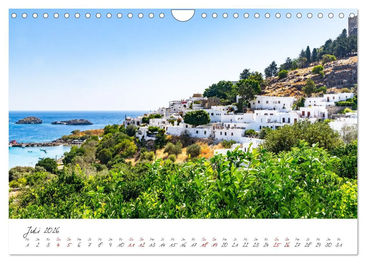 Bild: 9783457625583 | Rhodos - Die faszinierende Insel in der Ägäis (Wandkalender 2026...