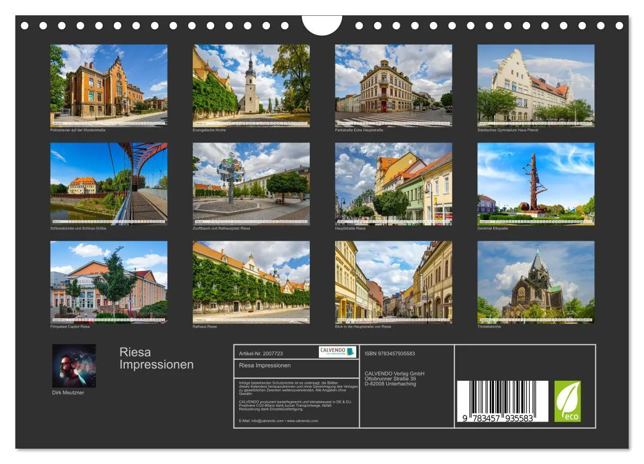 Bild: 9783457935583 | Riesa Impressionen (Wandkalender 2026 DIN A4 quer), CALVENDO...