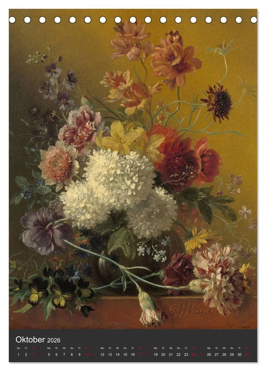 Bild: 9783516405583 | Blumenstücke 2026 (Tischkalender 2026 DIN A5 hoch), CALVENDO...