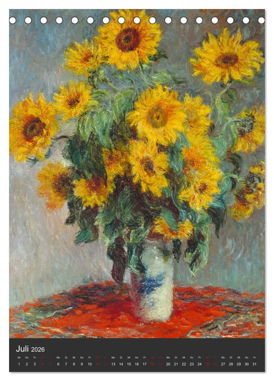 Bild: 9783516405583 | Blumenstücke 2026 (Tischkalender 2026 DIN A5 hoch), CALVENDO...