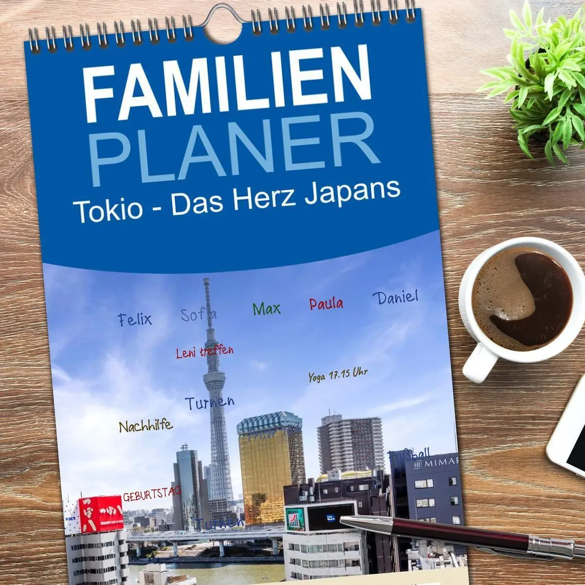 Bild: 9783516715583 | Familienplaner 2026 - Tokio - Das Herz Japans mit 5 Spalten...
