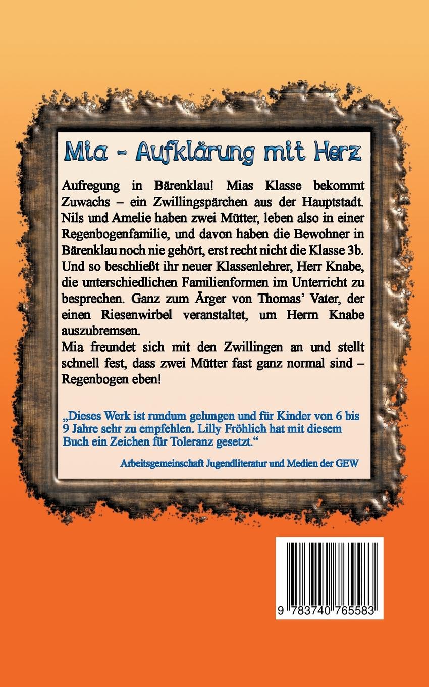 Rückseite: 9783740765583 | Andersrum | Mia und die Regenbogenfamilie | Lilly Fröhlich | Buch