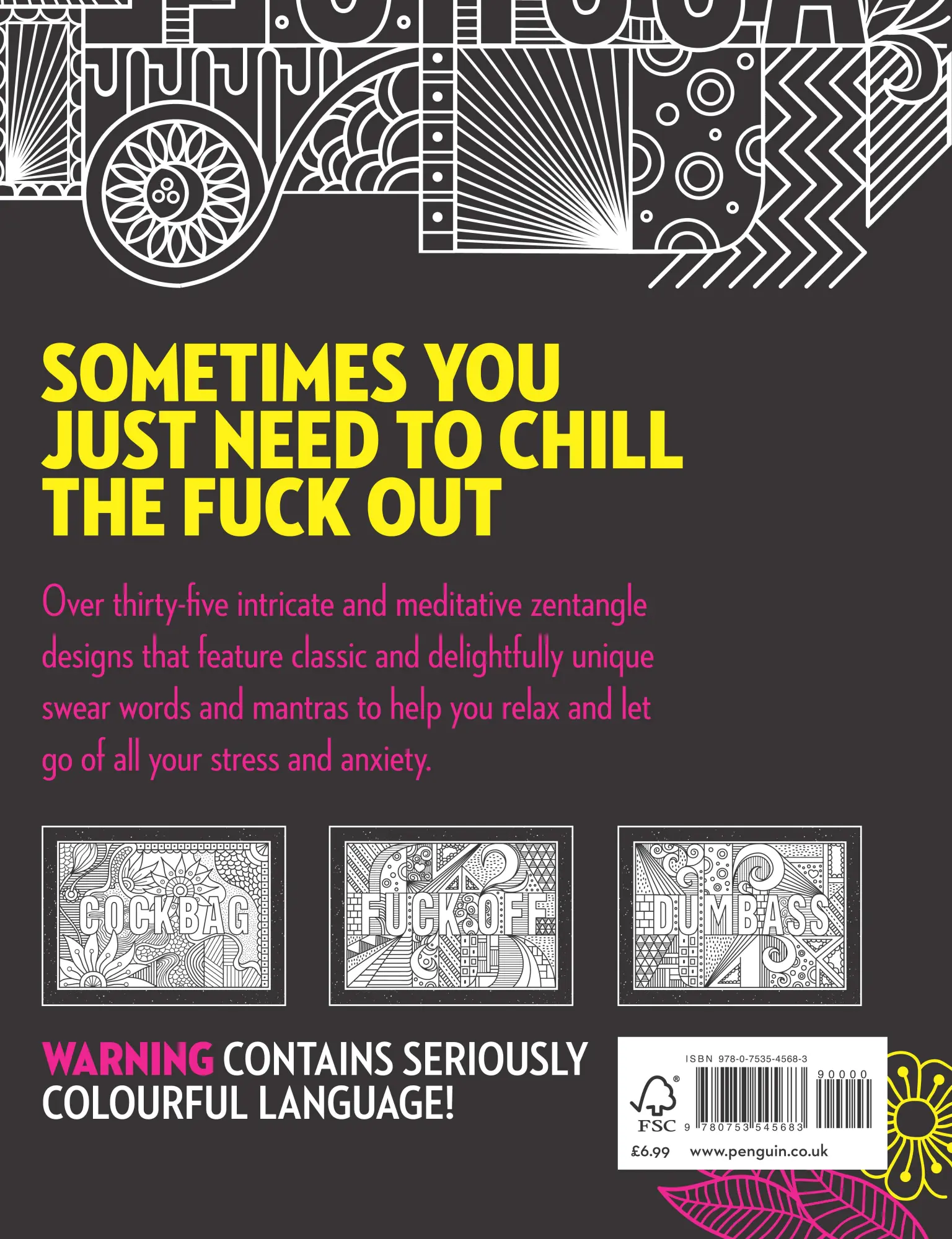 Rückseite: 9780753545683 | Shit Happens! | Swear Words and Mantras to Colour Your Stress Away
