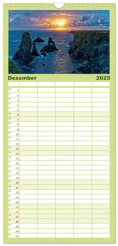 Bild: 9783457095683 | Familienplaner 2025 - Belle Ile en Mer - Ein bretonisches Paradies...