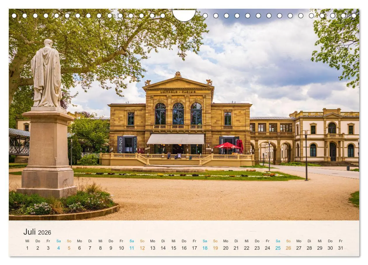 Bild: 9783457545683 | Bad Kissingen - Welterbe-Kurstadt (Wandkalender 2026 DIN A4 quer),...