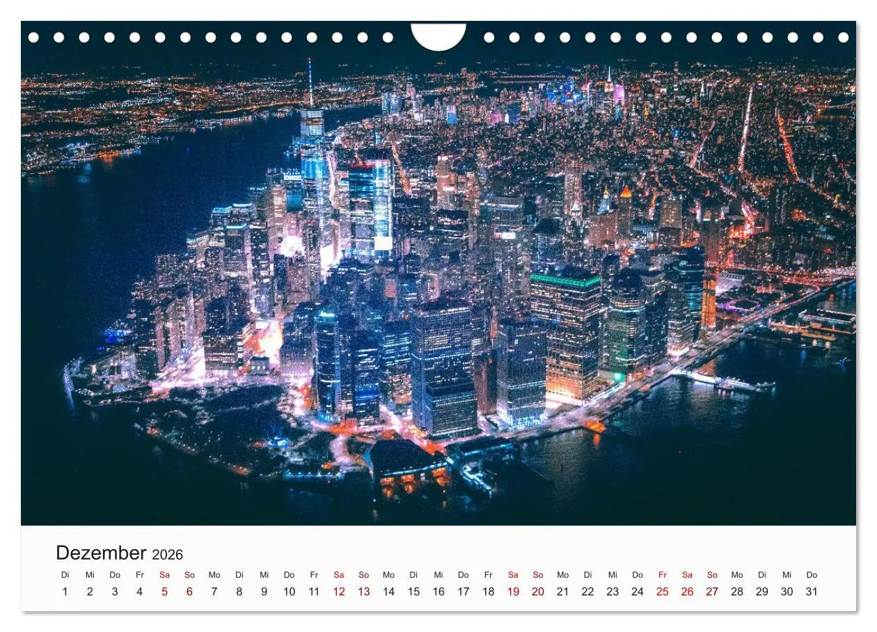 Bild: 9783457925683 | Traumstadt New York (Wandkalender 2026 DIN A4 quer), CALVENDO...