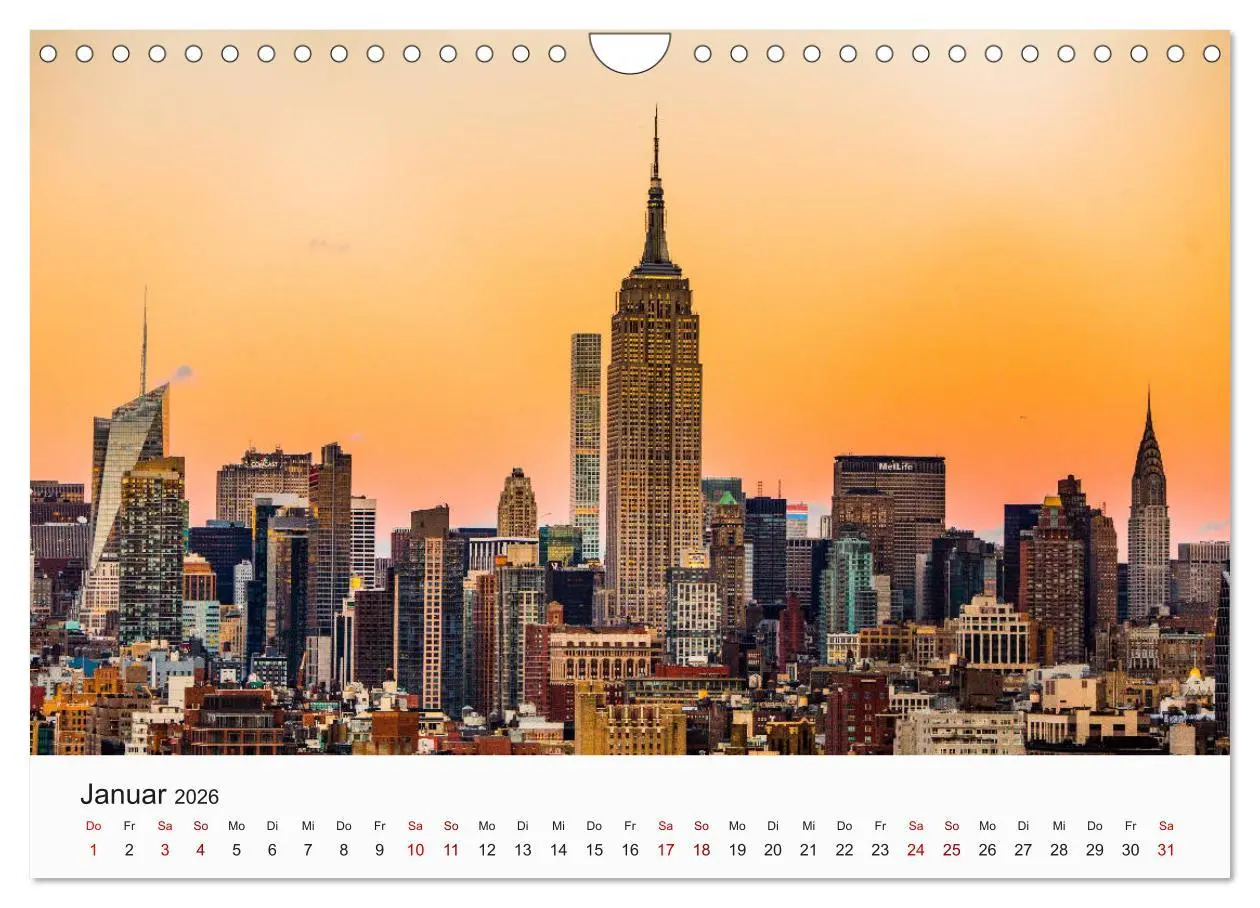 Bild: 9783457925683 | Traumstadt New York (Wandkalender 2026 DIN A4 quer), CALVENDO...
