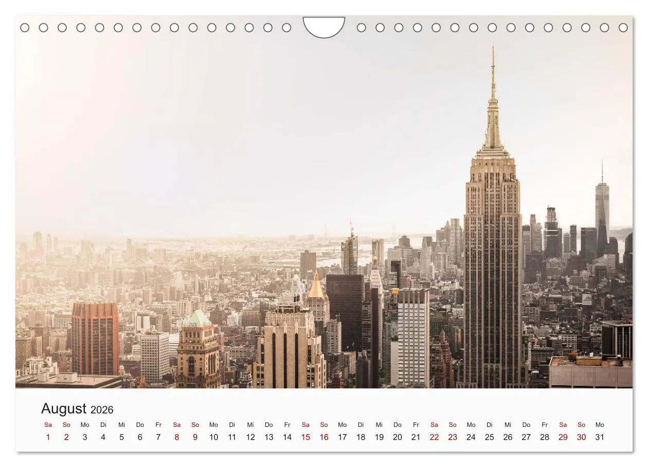 Bild: 9783457925683 | Traumstadt New York (Wandkalender 2026 DIN A4 quer), CALVENDO...