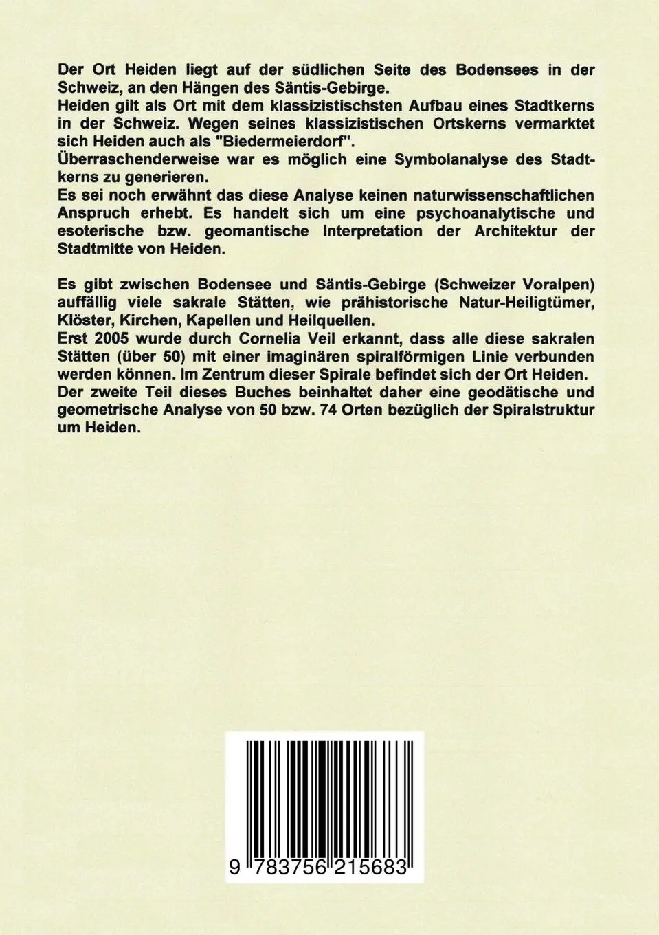 Rückseite: 9783756215683 | Sonnenring am Bodensee | 50 sakrale Stätten in einer Spirale | Buch