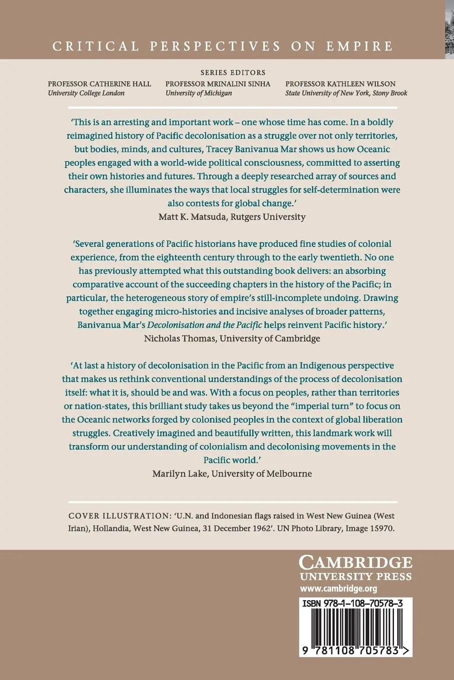 Rückseite: 9781108705783 | Decolonisation and the Pacific | Tracey Banivanua Mar | Taschenbuch