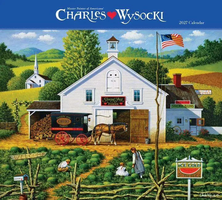 Cover: 9781529865783 | Charles Wysocki Americana 2027 Deluxe Wall Calendar | Kalender | 2027