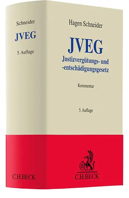 Cover: 9783406805783 | JVEG | Justizvergütungs- und -entschädigungsgesetz. Kommentar | Buch