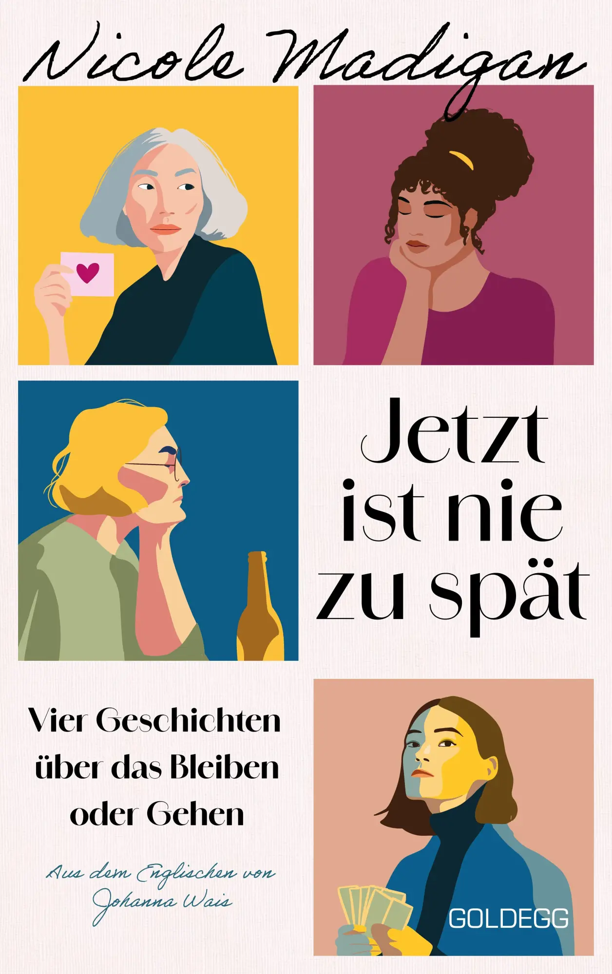 Cover: 9783990605783 | Jetzt ist nie zu spät | Vier Geschichten über das Bleiben oder Gehen