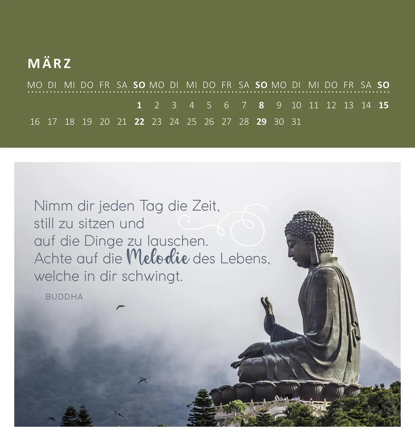 Bild: 4014489135883 | Wandkalender Gelassenheit für dich 2026 | Kalender | 26 S. | Deutsch