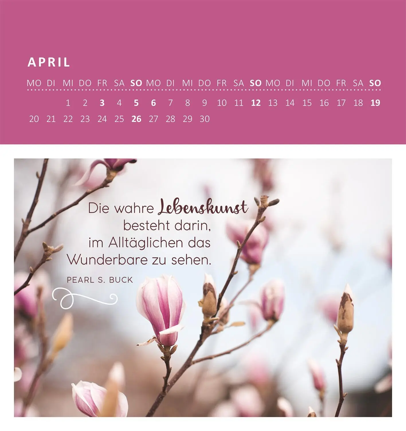Bild: 4014489135883 | Wandkalender Gelassenheit für dich 2026 | Kalender | 26 S. | Deutsch