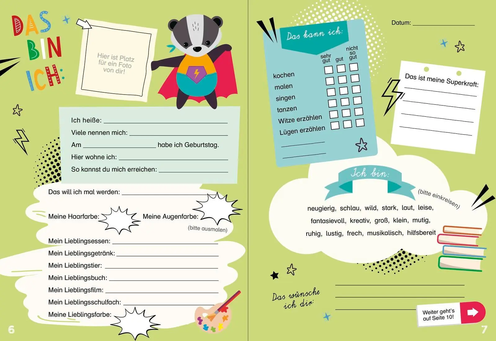 Bild: 4260308345883 | Alle meine Schulfreunde - Superhelden | Pattloch Verlag | Notizbuch