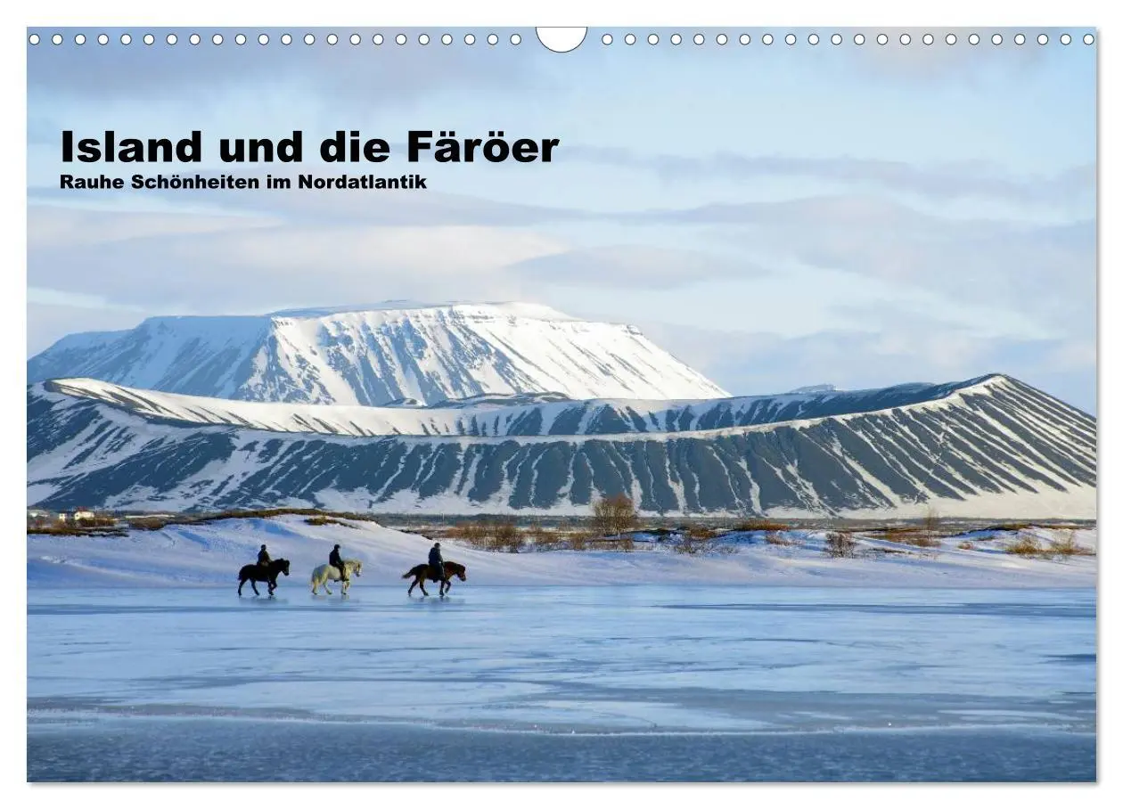 Cover: 9783435815883 | Island und die Färöer (Wandkalender 2025 DIN A3 quer), CALVENDO...