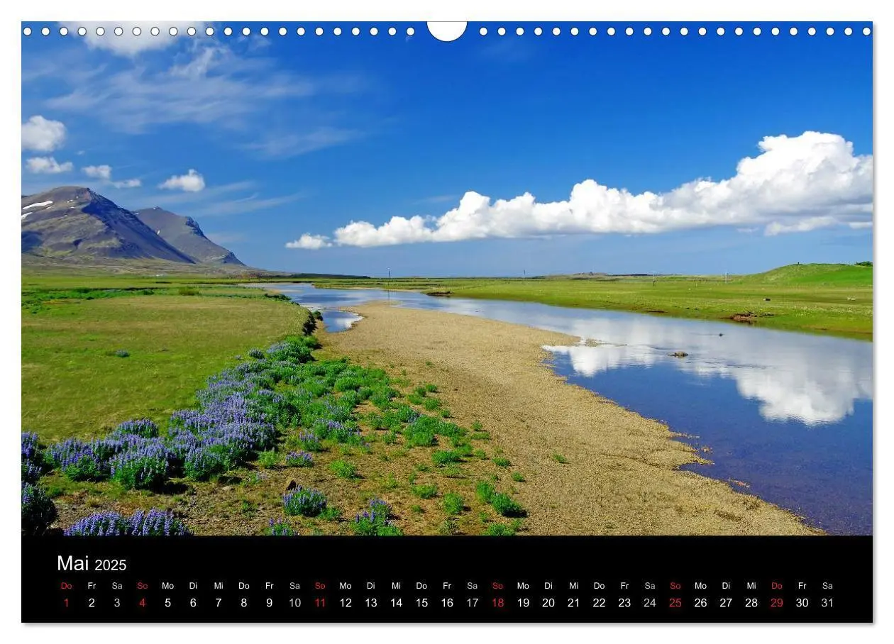 Bild: 9783435815883 | Island und die Färöer (Wandkalender 2025 DIN A3 quer), CALVENDO...
