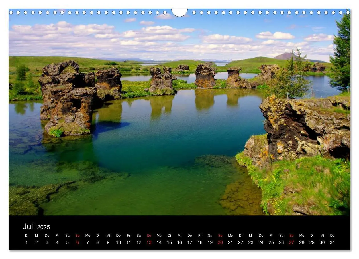 Bild: 9783435815883 | Island und die Färöer (Wandkalender 2025 DIN A3 quer), CALVENDO...