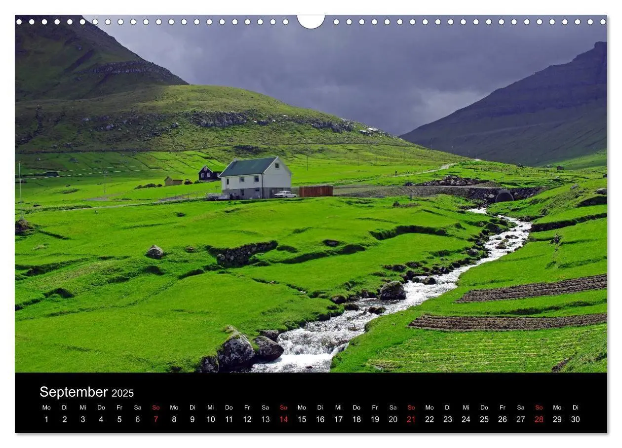 Bild: 9783435815883 | Island und die Färöer (Wandkalender 2025 DIN A3 quer), CALVENDO...