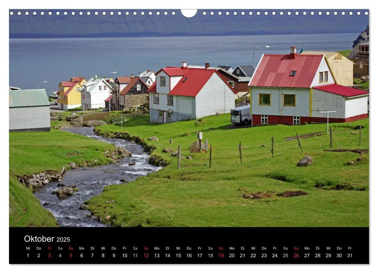 Bild: 9783435815883 | Island und die Färöer (Wandkalender 2025 DIN A3 quer), CALVENDO...