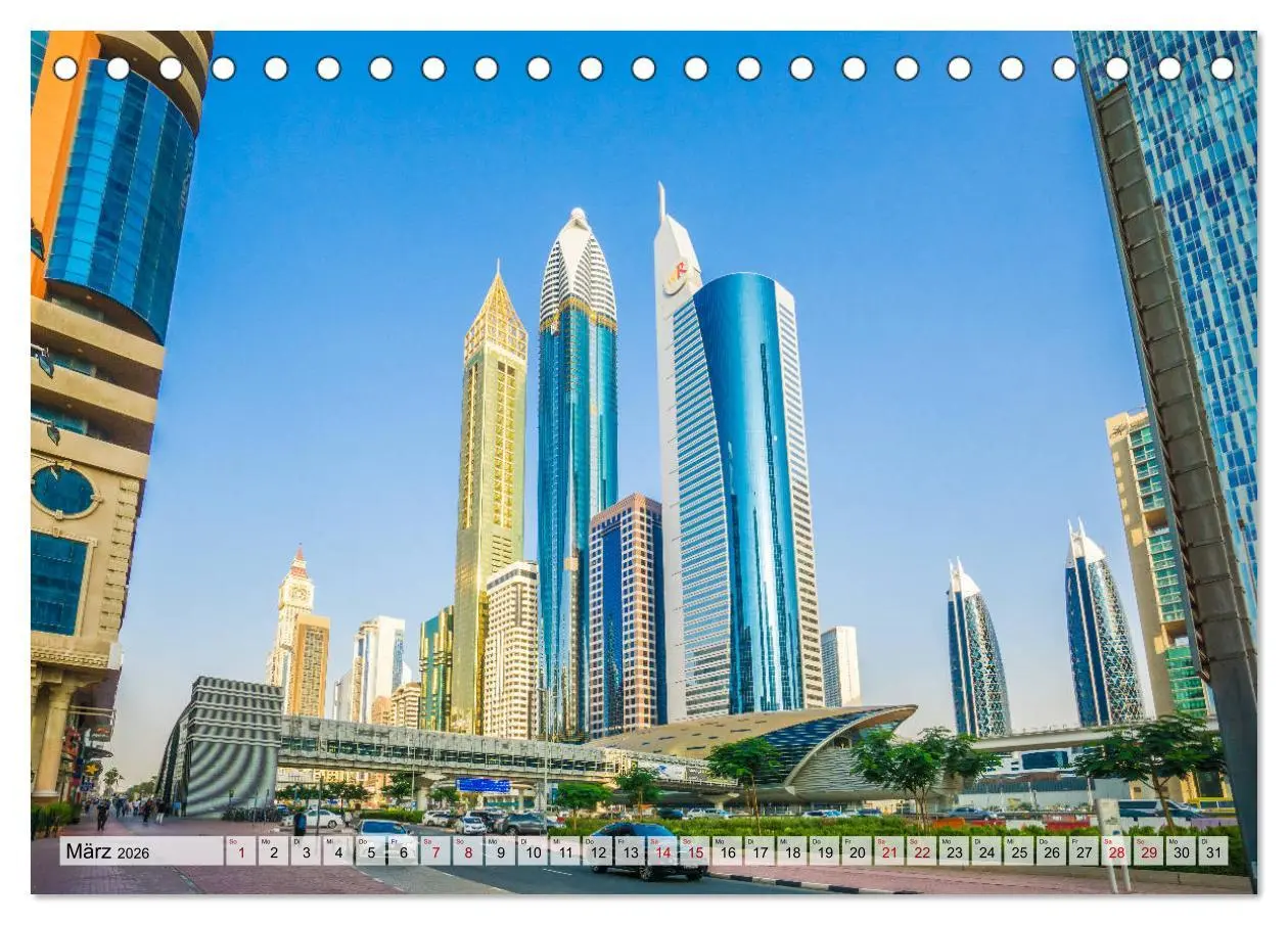 Bild: 9783457695883 | Dubai - Traumstadt der Scheichs (Tischkalender 2026 DIN A5 quer),...