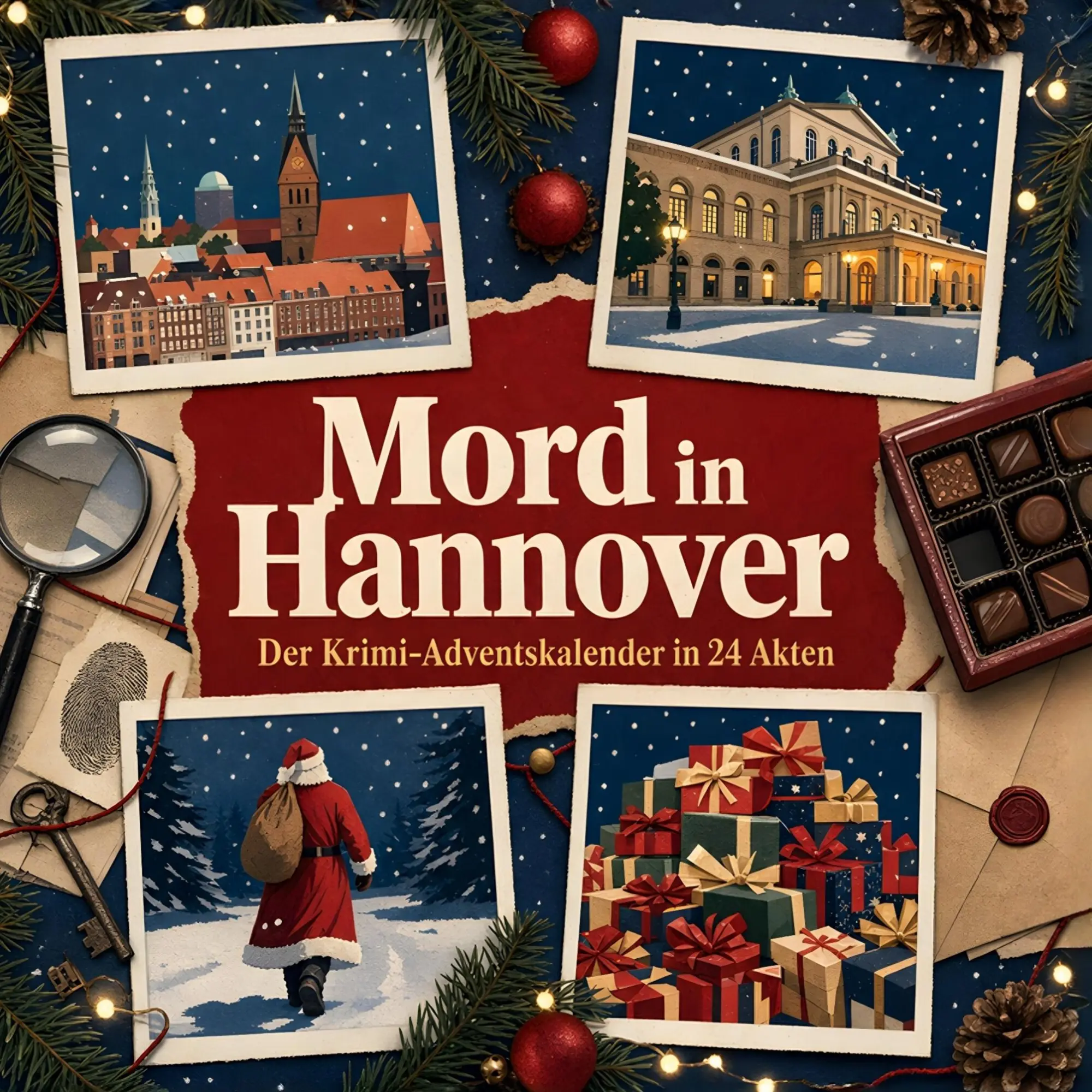 Cover: 9783696115883 | Mord in Hannover | Der Krimi-Adventskalender in 24 Akten | Herrmann