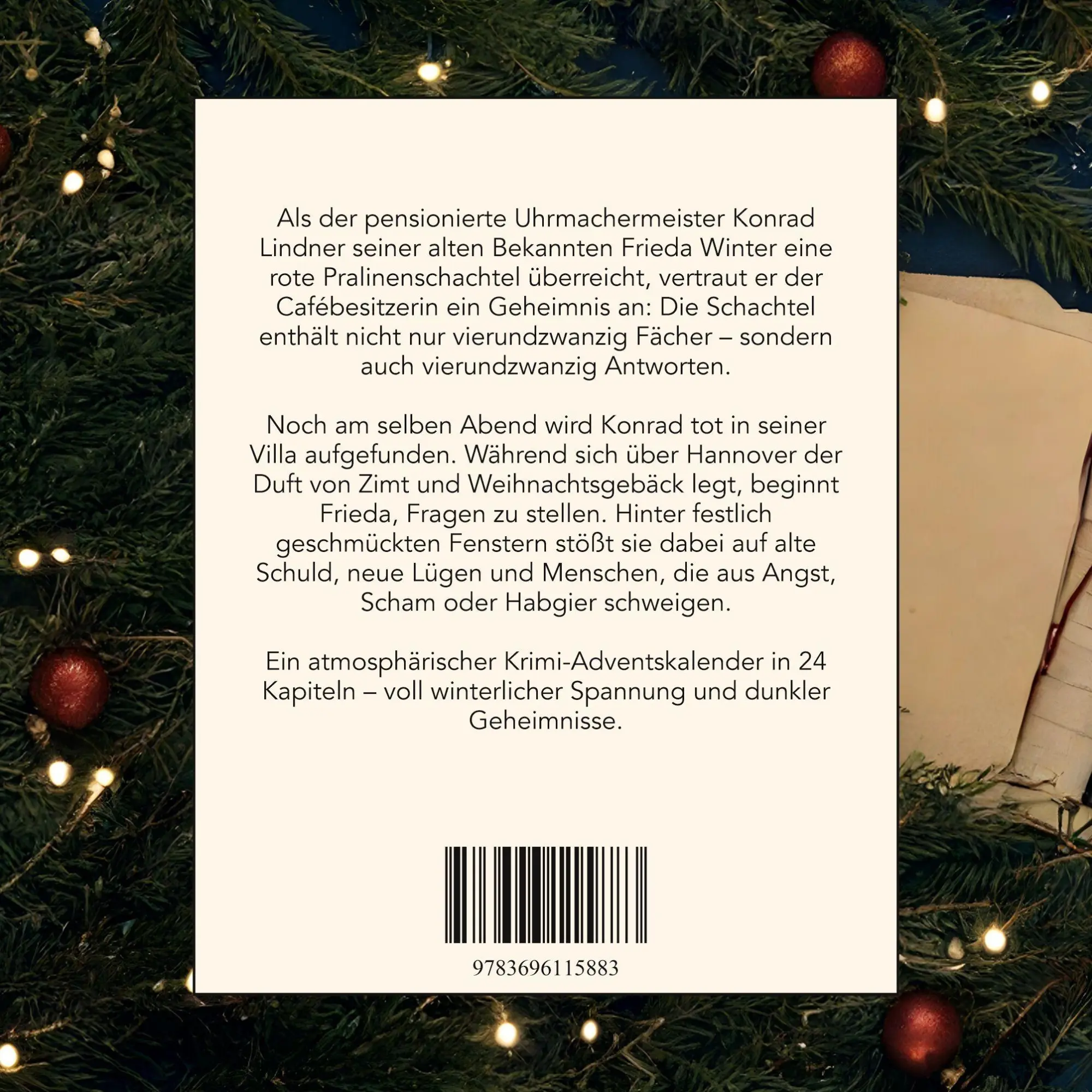 Rückseite: 9783696115883 | Mord in Hannover | Der Krimi-Adventskalender in 24 Akten | Herrmann