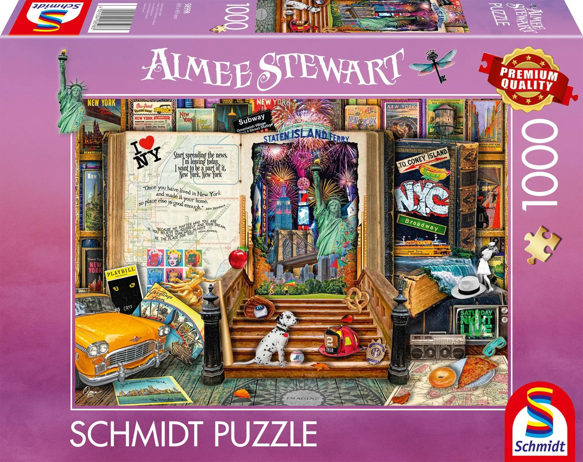 Cover: 4001504585983 | SOUVENIR, Erinnerungen an New York | Puzzle Aimee Steward 1000 Teile