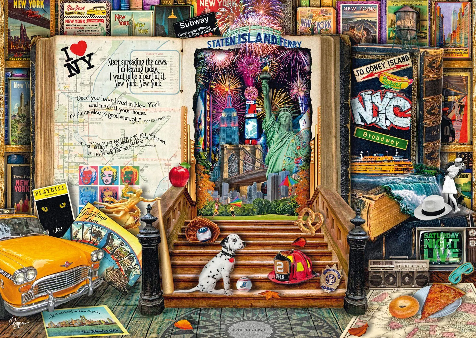 Bild: 4001504585983 | SOUVENIR, Erinnerungen an New York | Puzzle Aimee Steward 1000 Teile